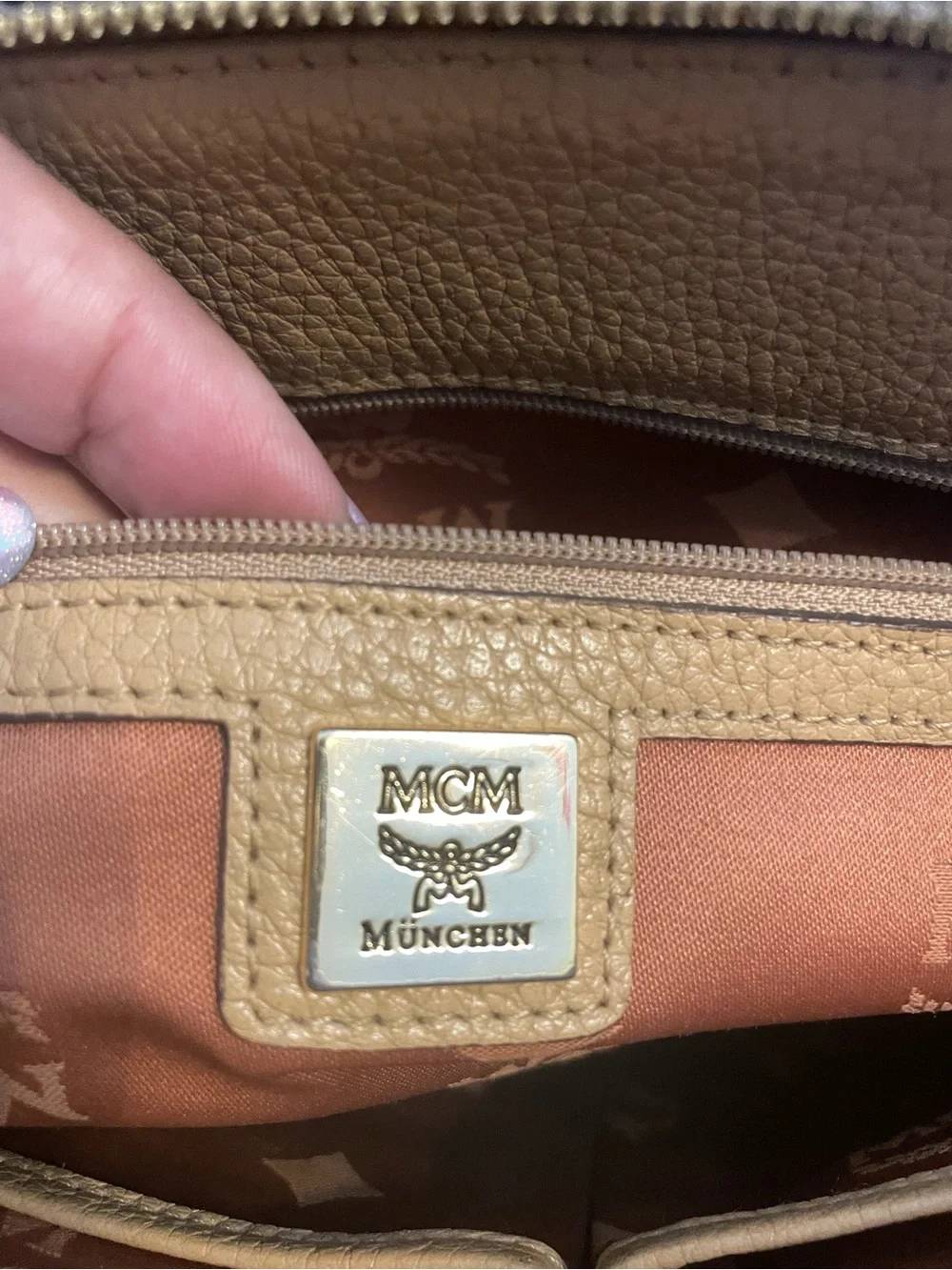 MCM Visetos Monogram Essential Tote